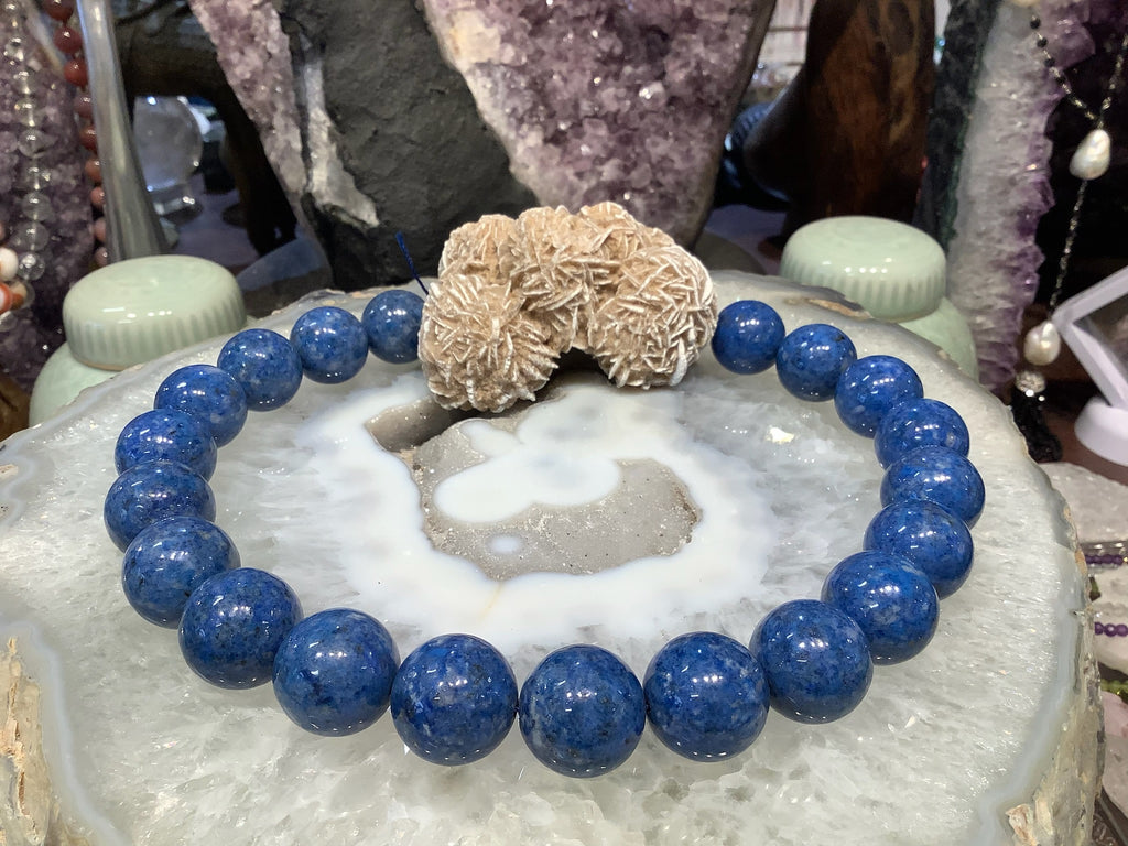 20mm Large Natural Denim Blue Lapis Lazuli Round Gemstone Beads