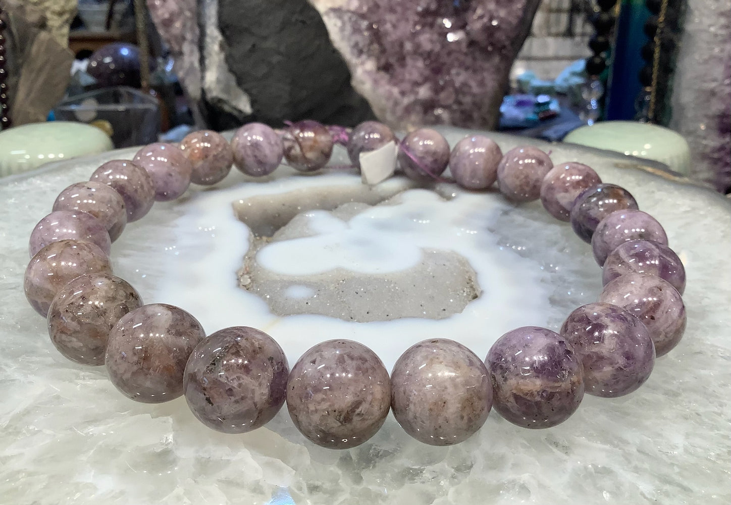 Beautiful Natural Amethyst Round Gemstone Beads - 18mm