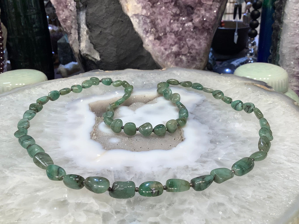 Natural Emerald nugget 10-13mm gemstones