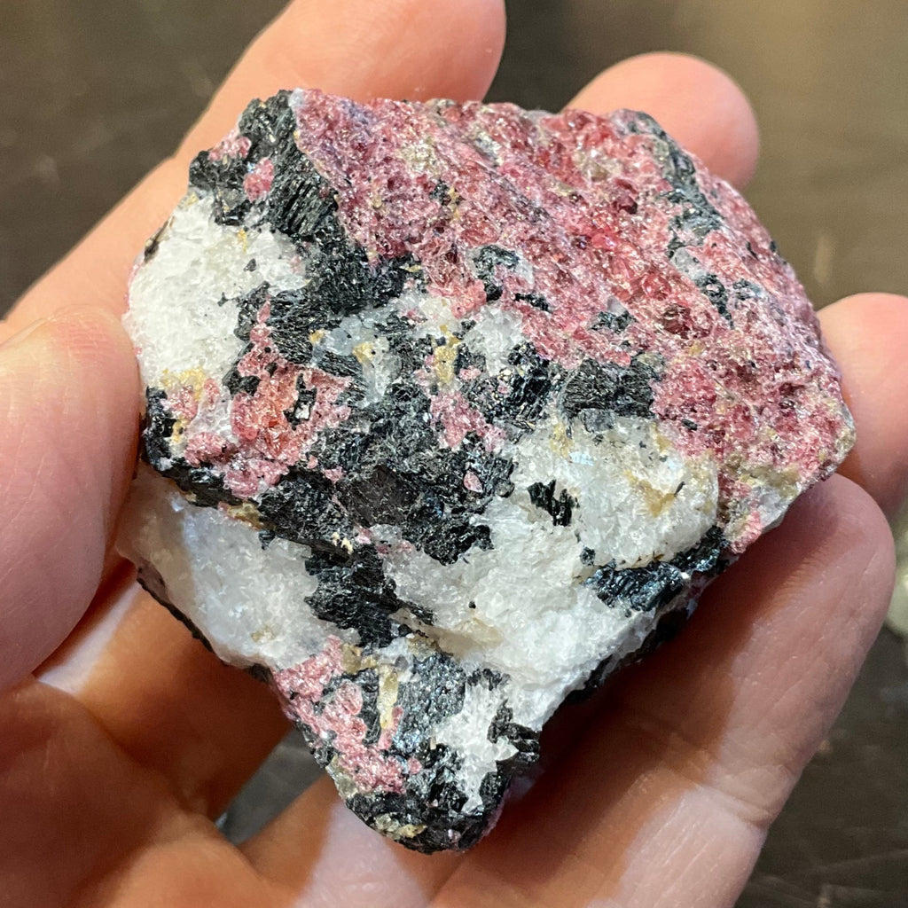 Natural Pink Eudialyte Rough Specimen ( 2 1/4 x 1 1/2)