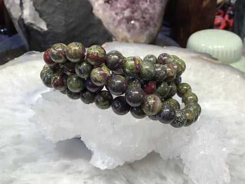Bloodstone 8mm gemstone bracelet