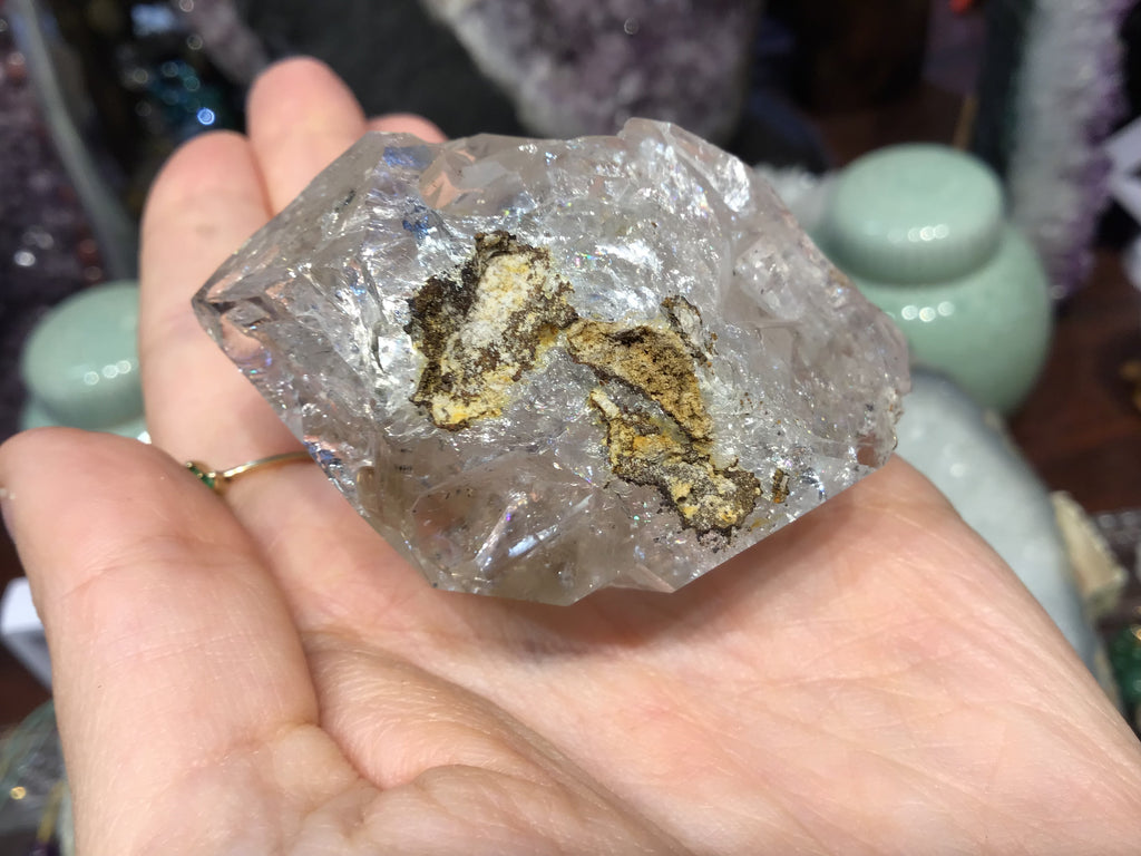 Herkimer quartz diamond gemstone specimen