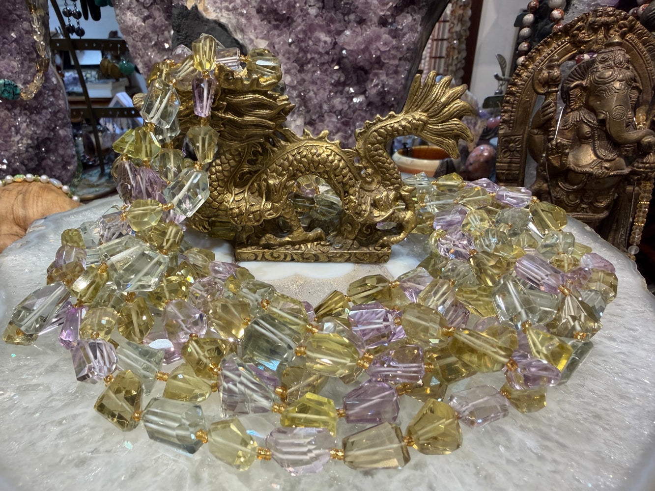 Mix Gem faceted cut 12-14mm gemstones beads