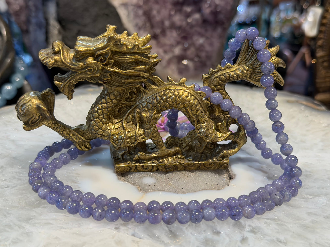 Beautiful Tanzanite 6mm gemstones beads