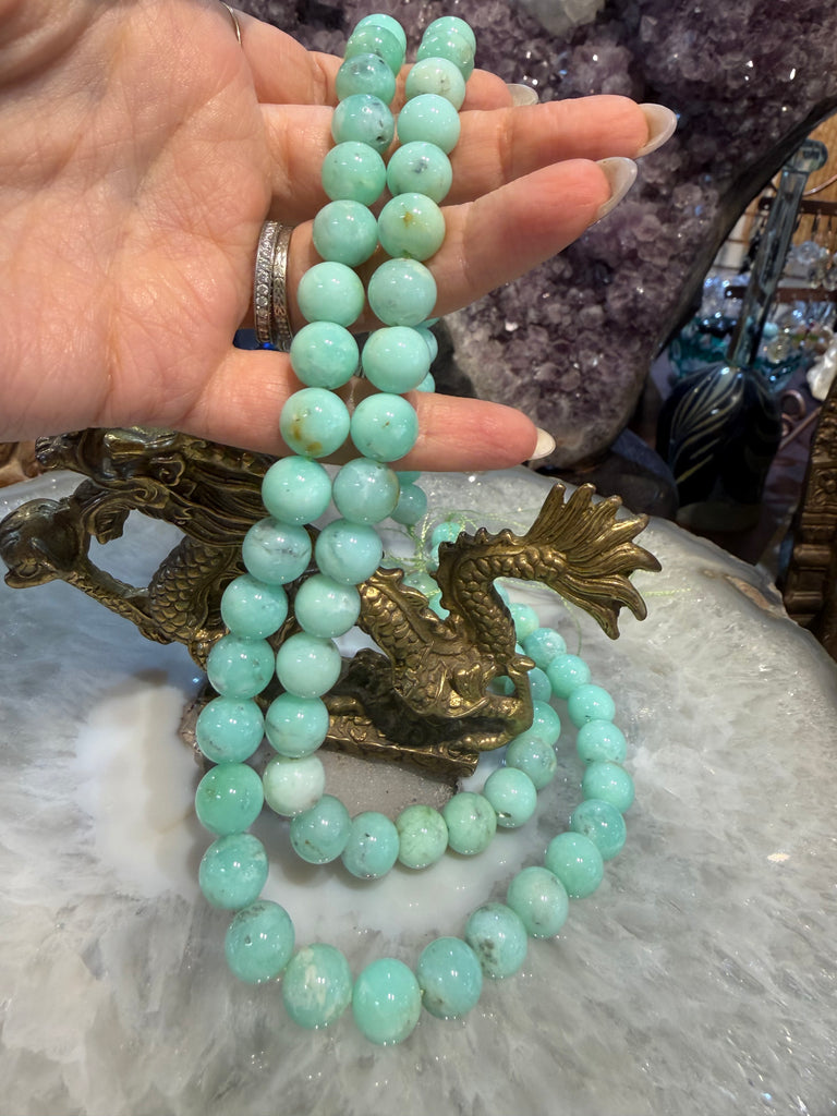 Gorgeous Chrysoprase mint 10mm gemstone