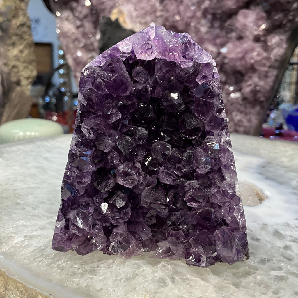 Stunning Natural Uruguay Deep Purple Amethyst Mineral Specimen #2