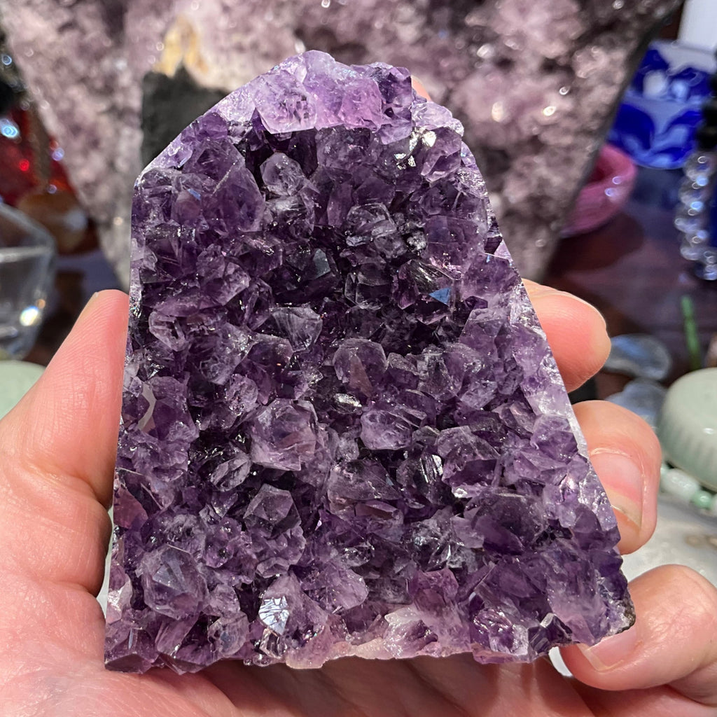 Stunning Natural Uruguay Deep Purple Amethyst Mineral Specimen #2