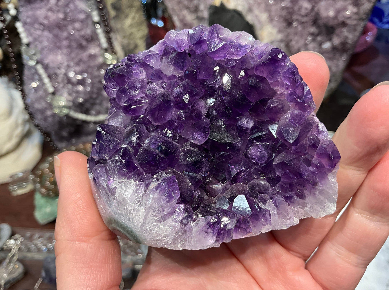 Stunning Natural Uruguay Deep Purple Amethyst Mineral Specimen #4