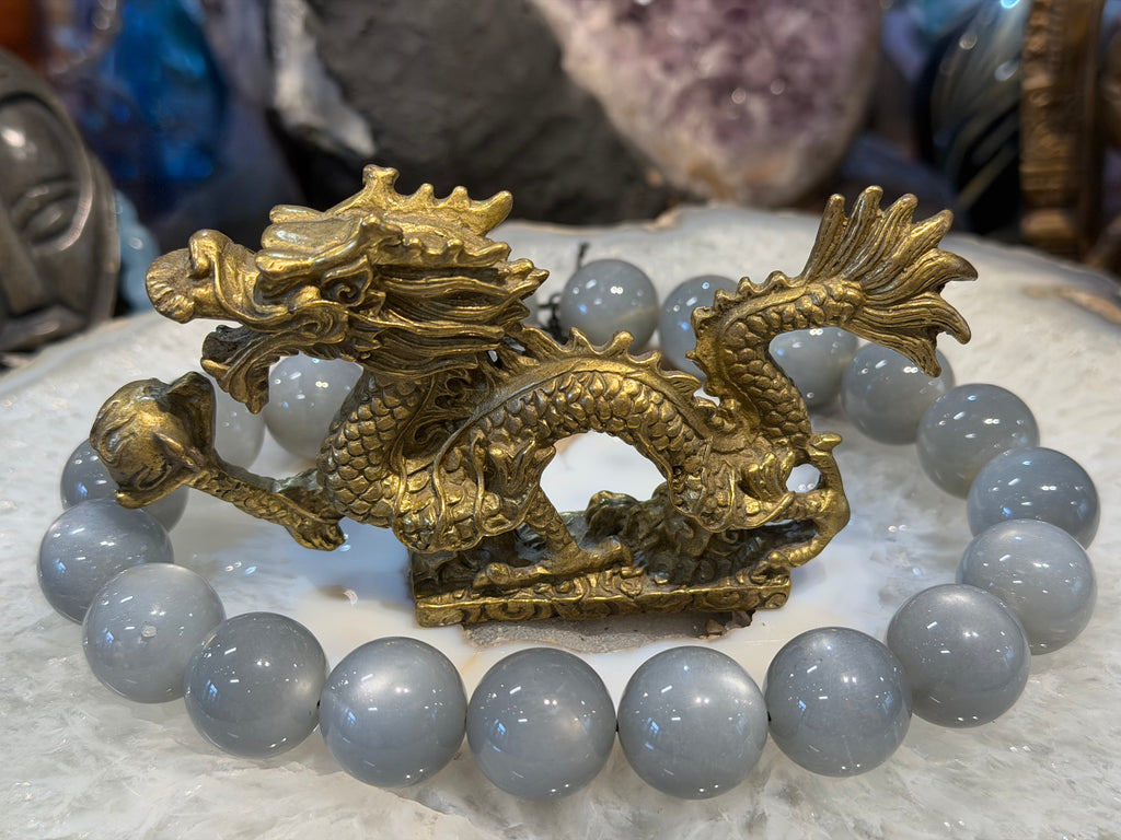 Perles de pierre de lune pêche de qualité supérieure de 20 mm