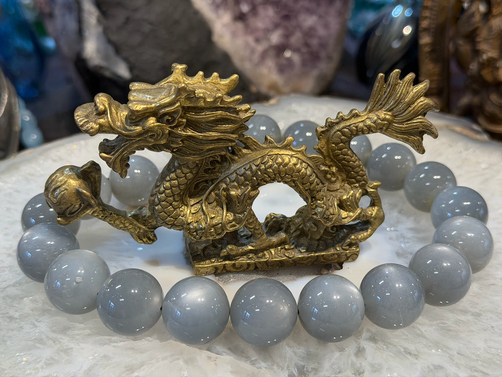 Perles de pierre de lune pêche de qualité supérieure de 20 mm
