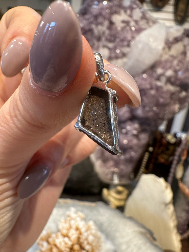 Boulder Opal Sterling Silver Silver Gemstone Pendant