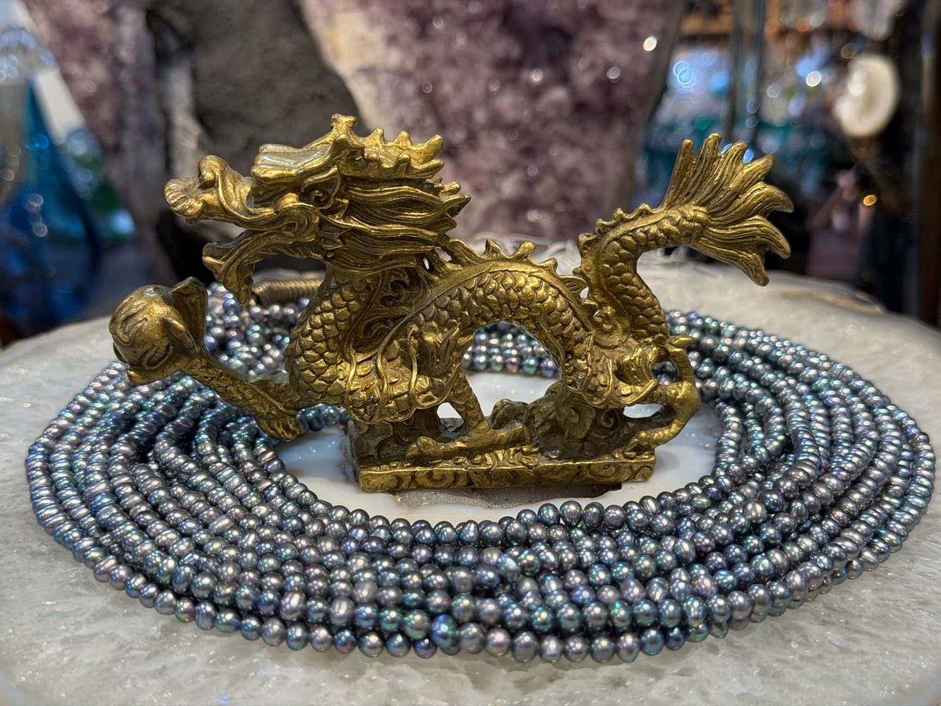 4mm seed peacock freshwater pearl beads