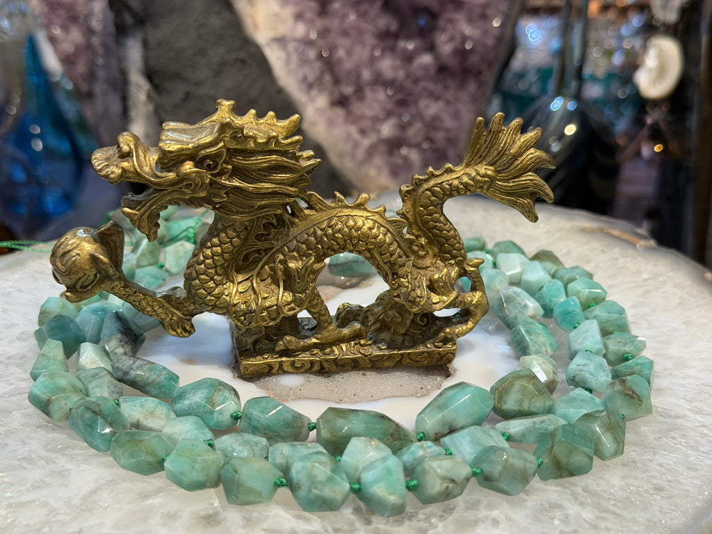 Natural Green Emerald Faceted Gemstone Beads