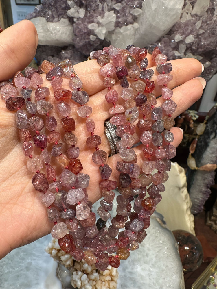 Rare Multicolor Spinel Faceted Nugget Gemstone Beads