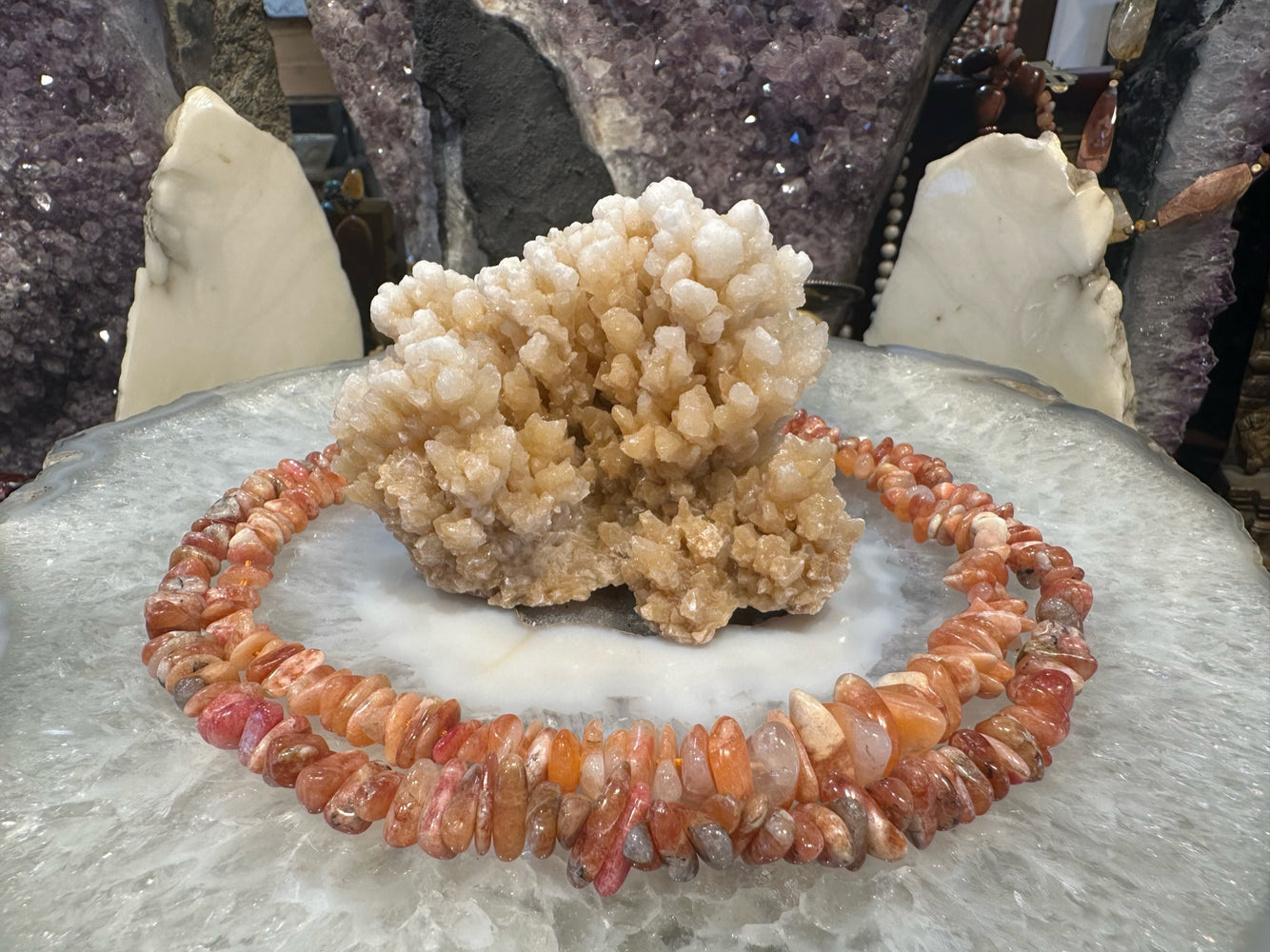 Rare Lithiophilite 6-12mm nugget gemstones beads