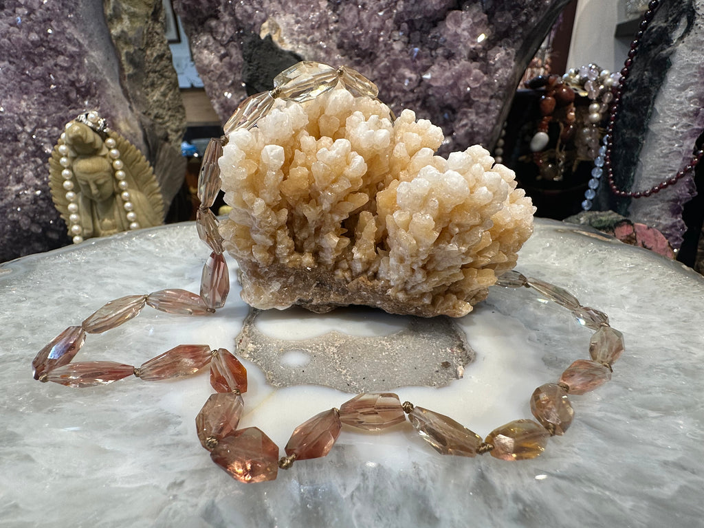Rare Oregon sunstone gem fancy cut 12-15mm gemstone