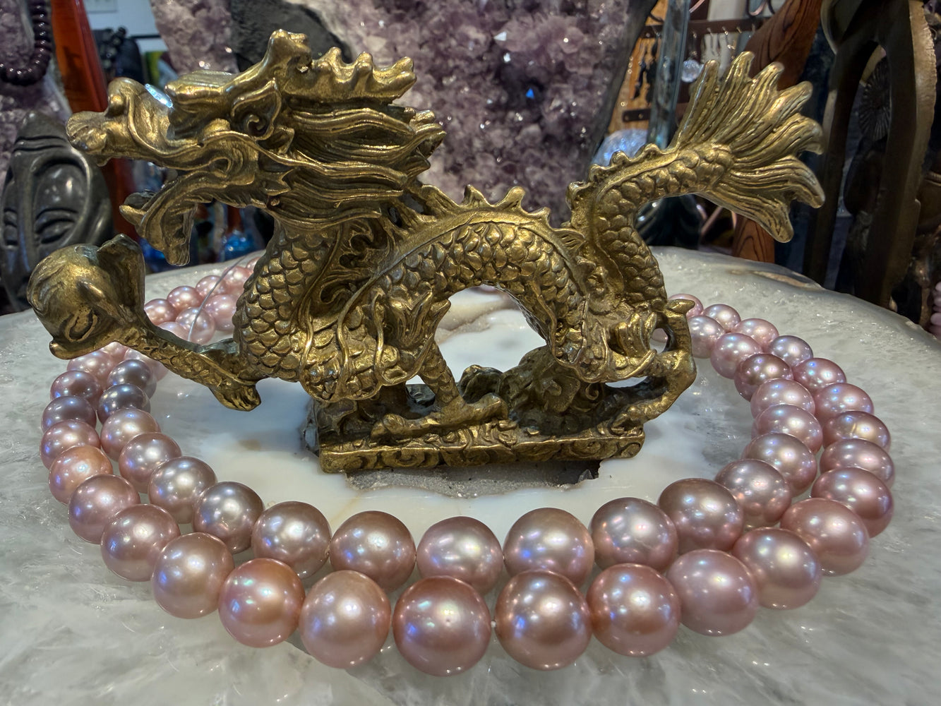 Beautiful Edison 10-12mm lavender freshwater pearls beads
