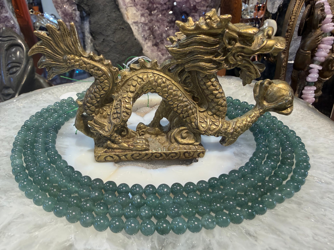 Superb Guatemalan jade 6mm gemstone