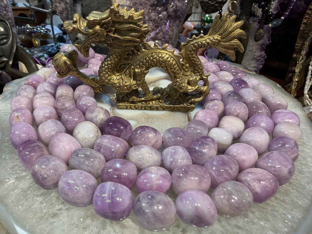 Superb kunzite 15-17mm gemstone beads