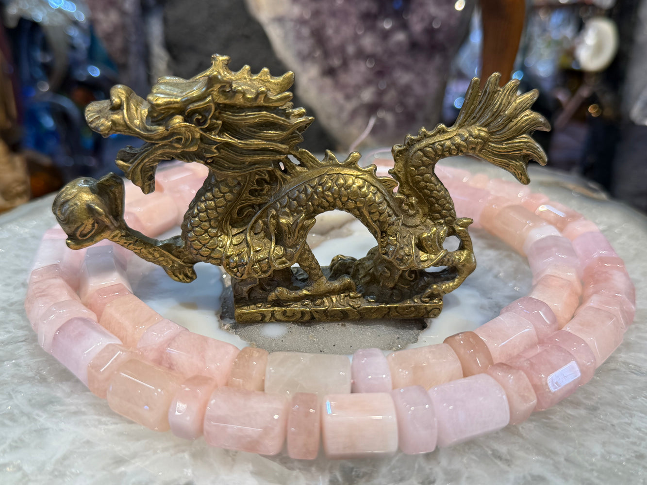 Beautiful Morganite 16mm cut cylinder gemstone
