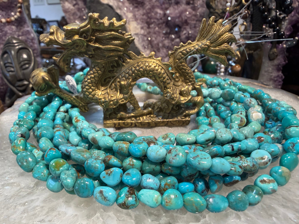 Turquoise nugget 8-10mm gemstone