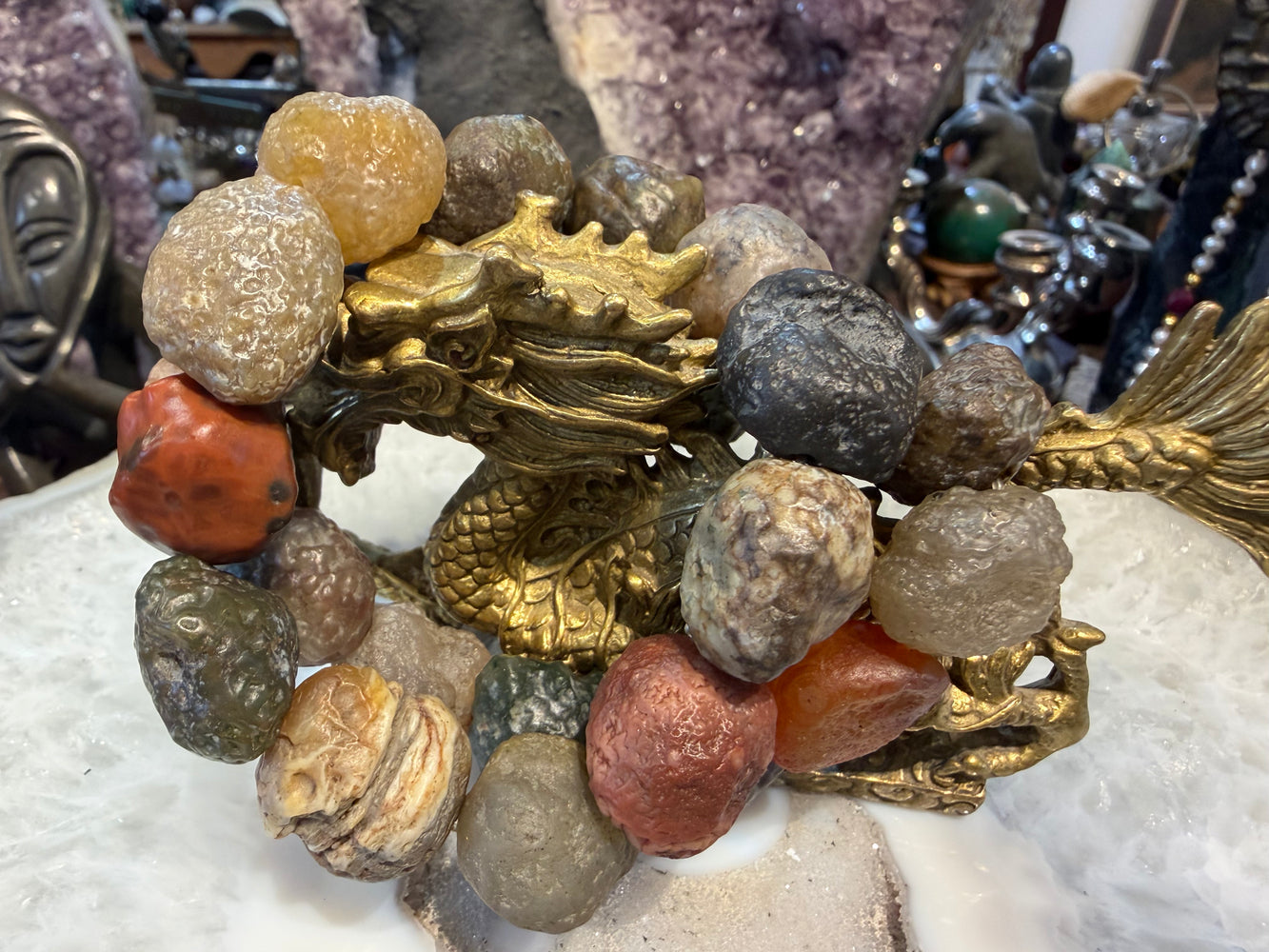 Gobi desert agate 16-20mm gemstone bracelets