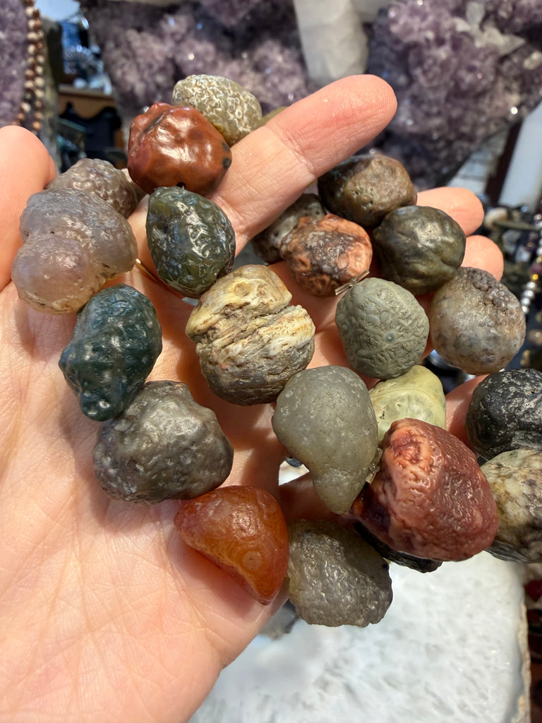 Gobi desert agate 16-20mm gemstone bracelets