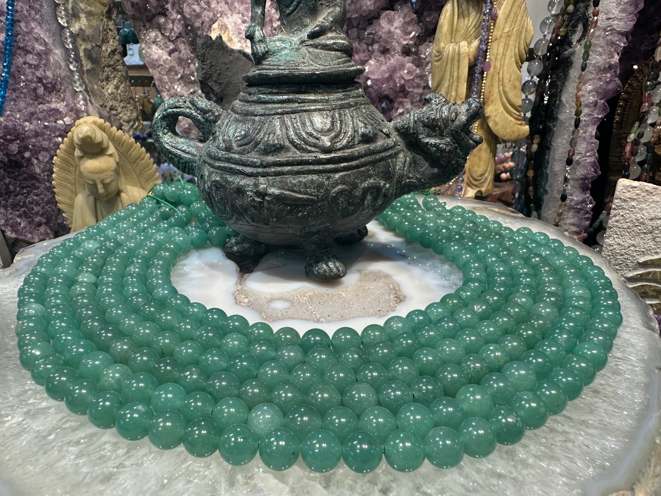 Aventurine 8mm round gemstone