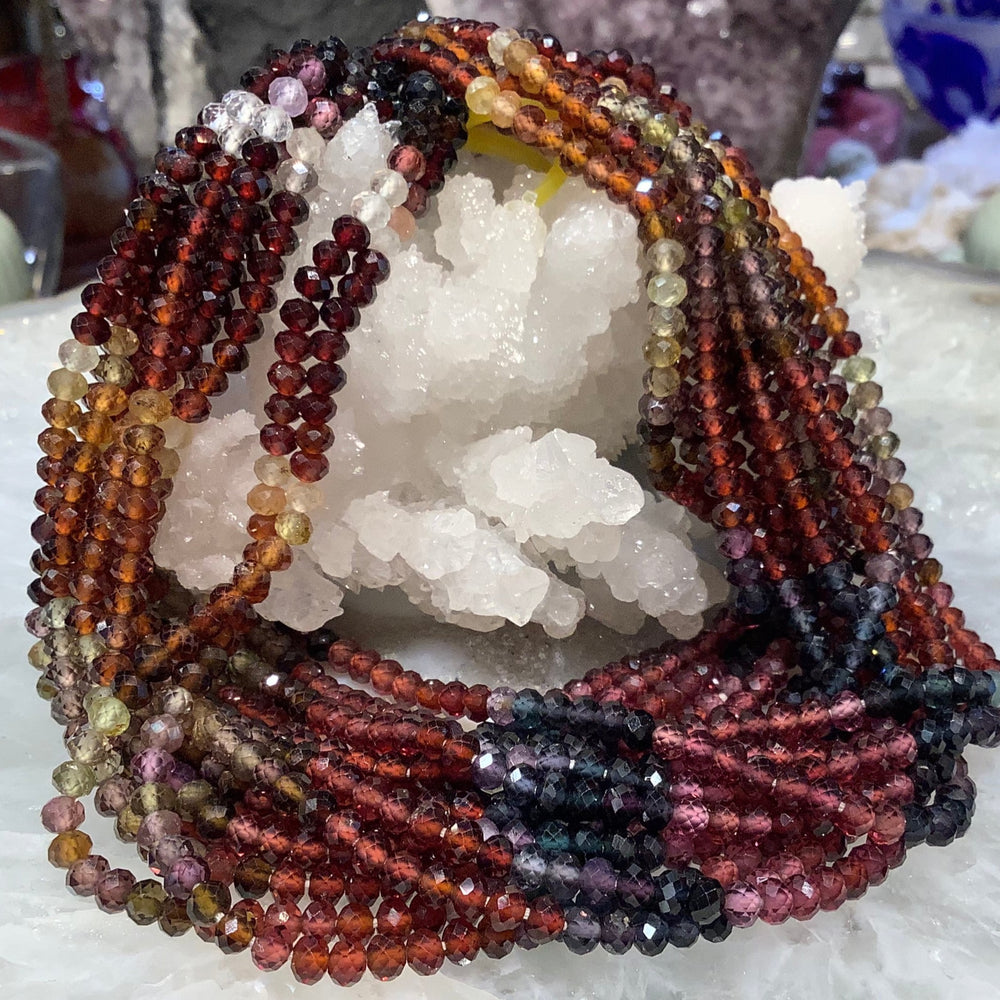 Beautiful Multicolour Tundra Faceted Sapphire Faceted Gemstone Beads