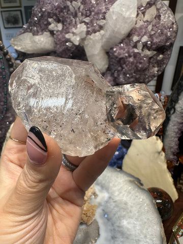 Large Herkimer Diamond specimen double ace mine