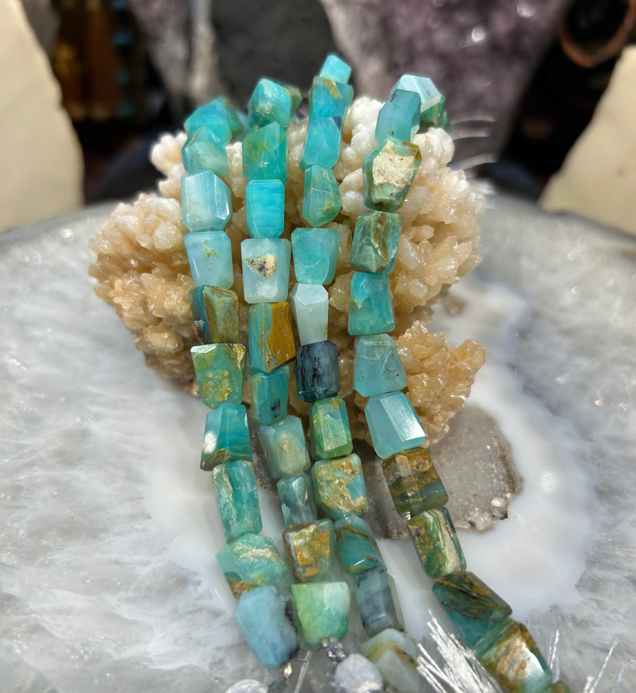 Peruvian opal nugget gemstones beads