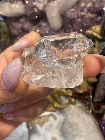 Superb Herkimer Diamond quartz cluster 20g