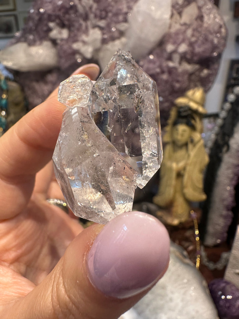 Superb Herkimer Diamond quartz cluster 20g