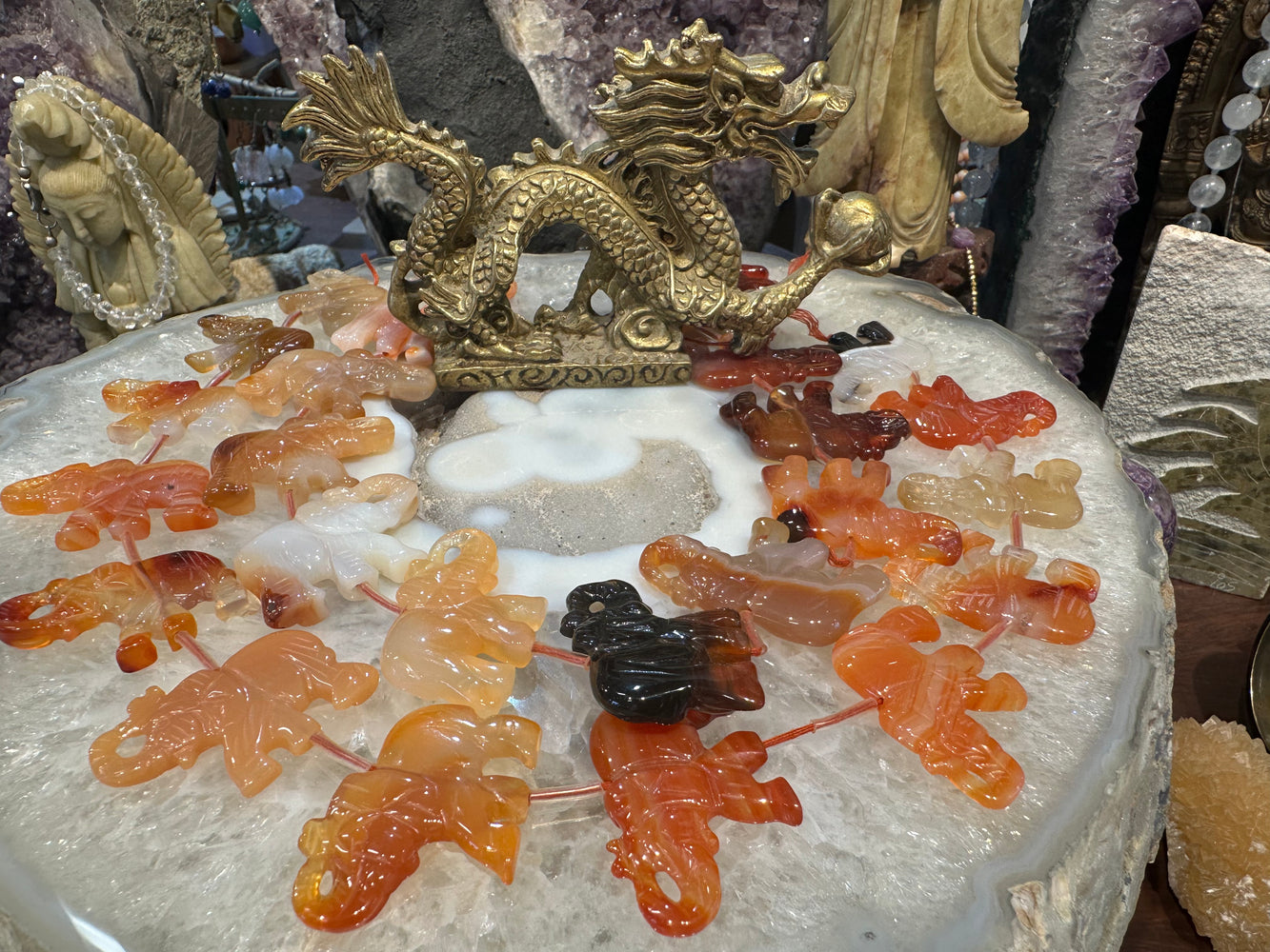 Superb carnelian elephant carving gemstone