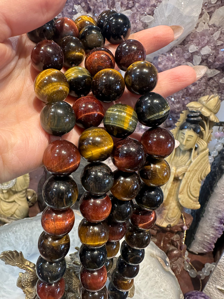 Multicolour tiger eye 16mm gemstone