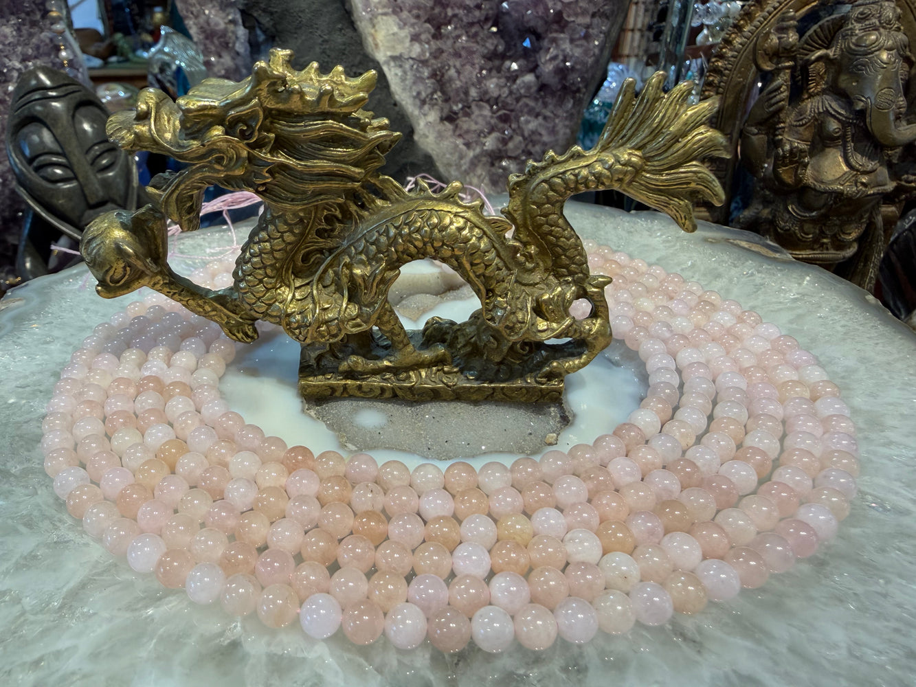 Morganite 6mm beryl gemstones