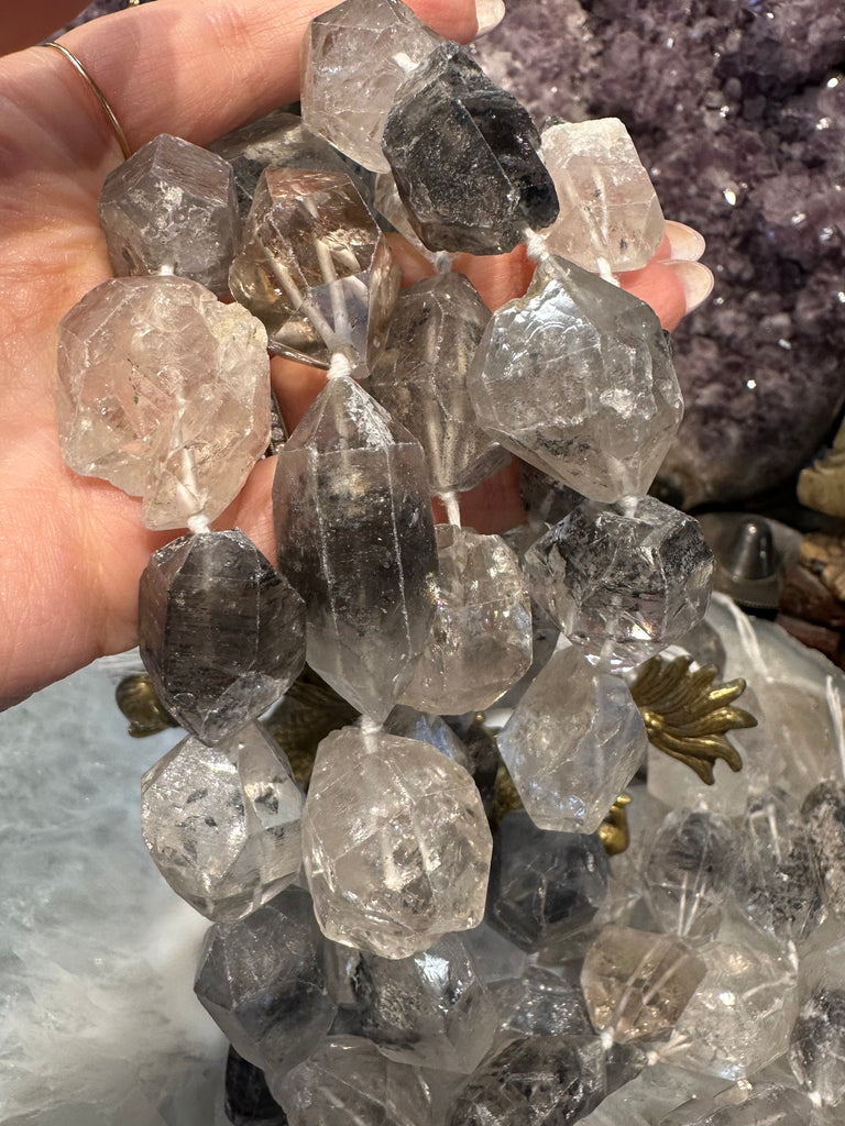 Superb Tibetan quartz statement gemstones