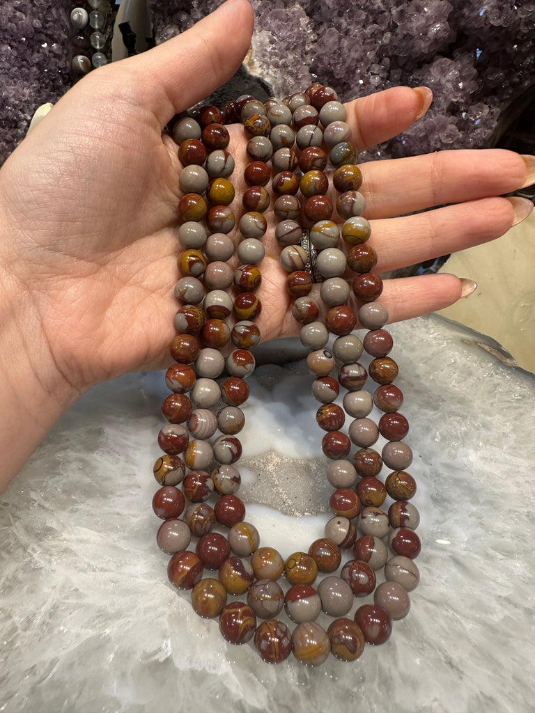7-8mm Noreena jasper gemstones beads from Australia