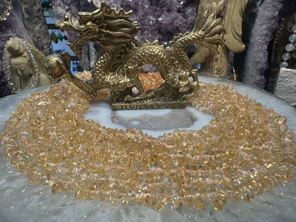 Citrine 5-7mm nugget gemstone