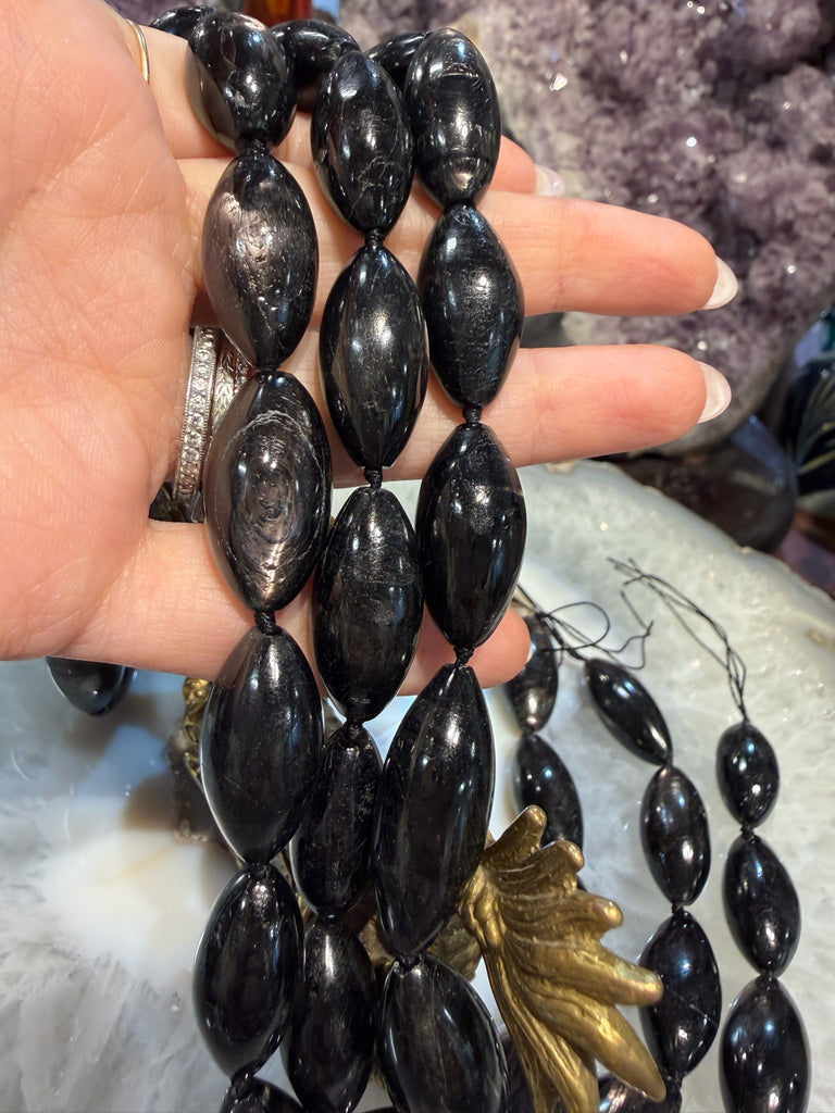 Beautiful Hypersthene Marquis Oval gemstone beads