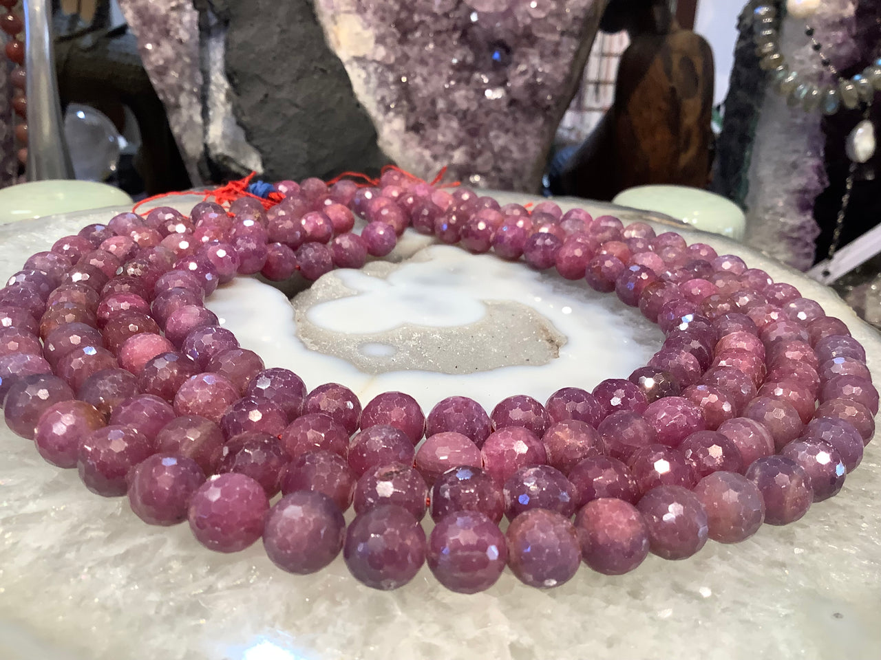 Natural Ruby Beads