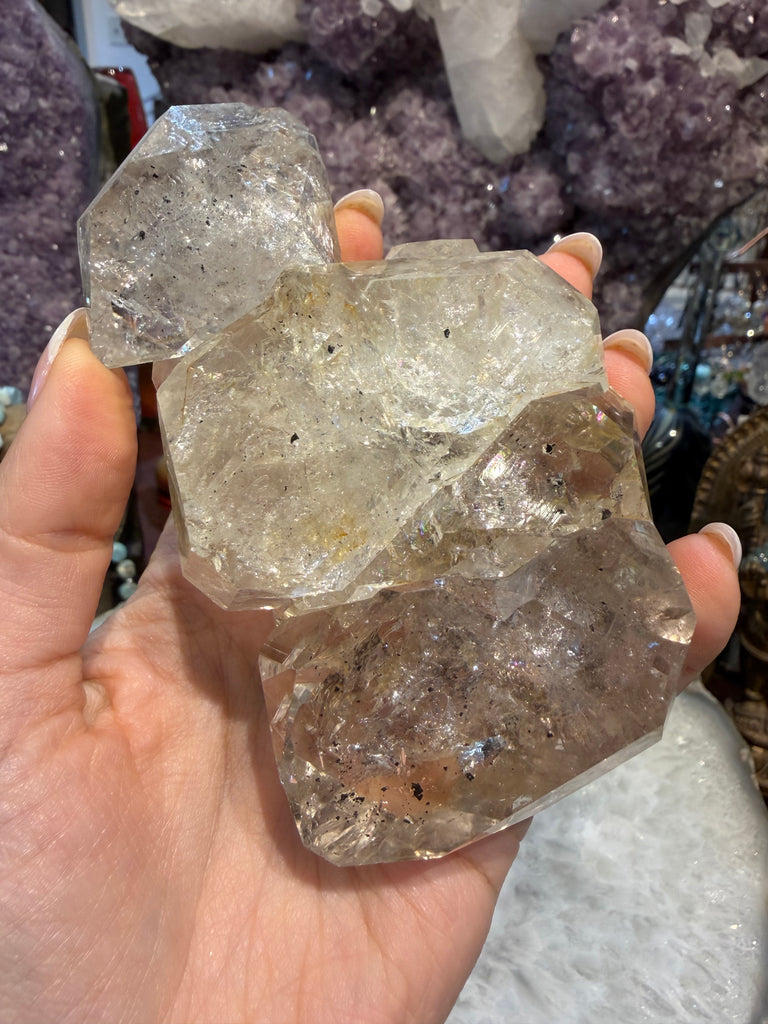 Huge rare Herkimer Diamond cluster 320g
