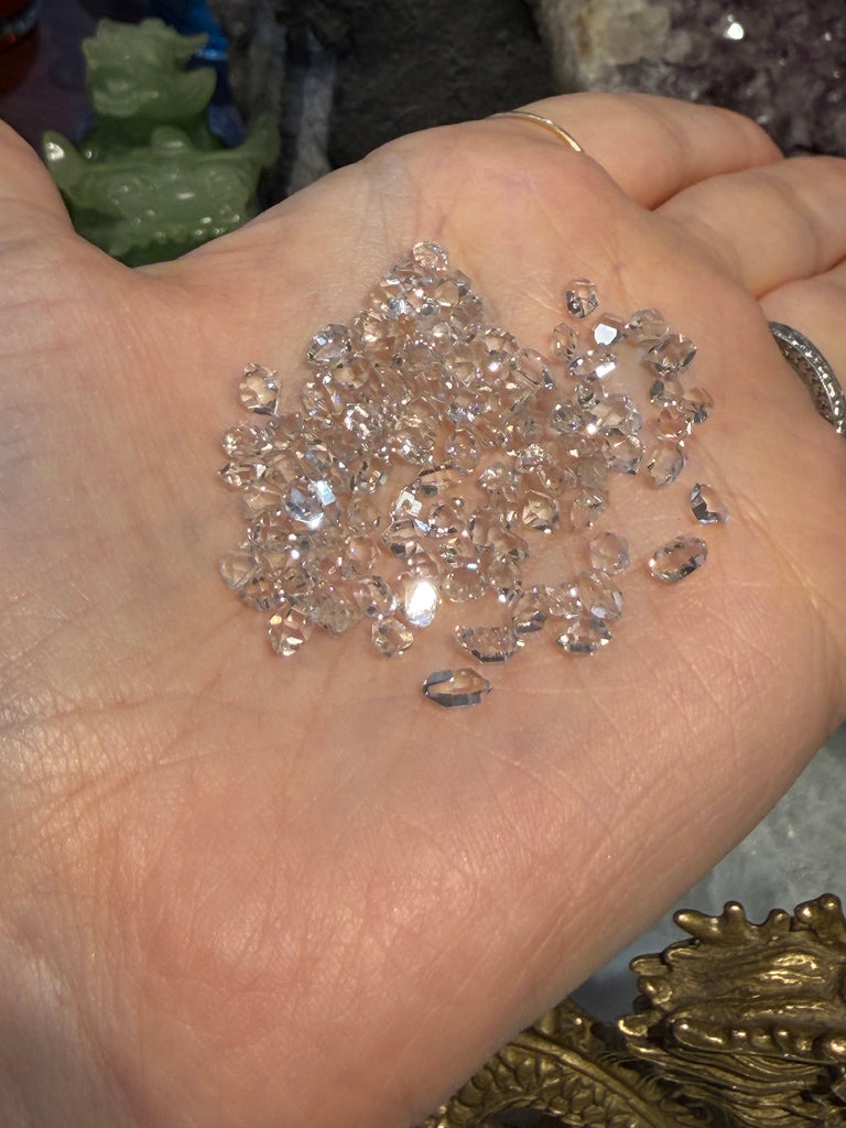 Small gem Herkimer quartz diamond lot 3