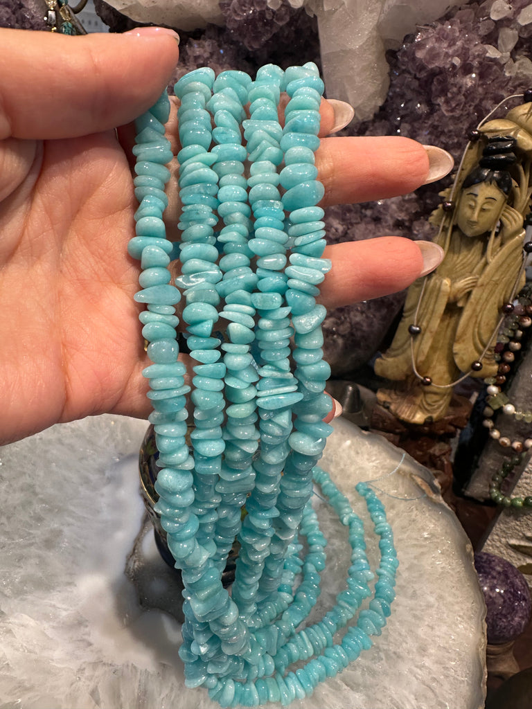 Amazonite Peru nugget 7-11mm gemstone