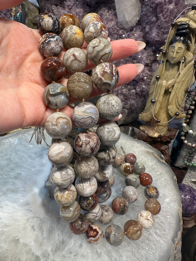 Laguna lace agate 15-17mm gemstones