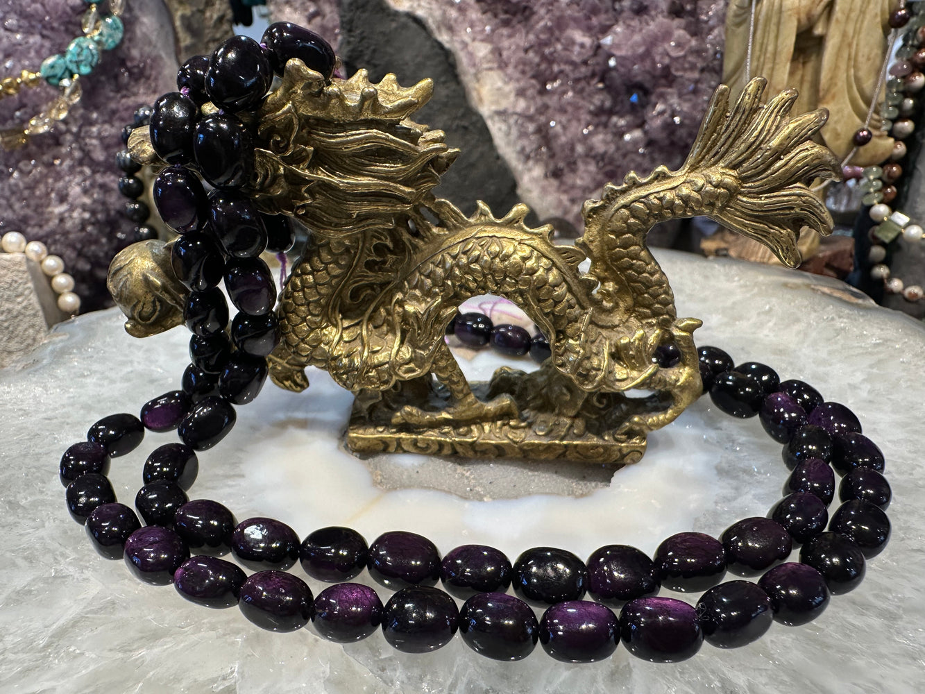 Purpurite nugget 12mm gemstones