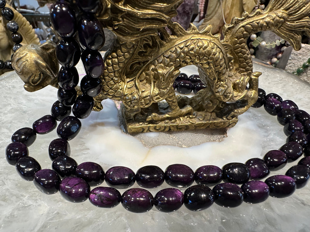 Purpurite nugget 12mm gemstones