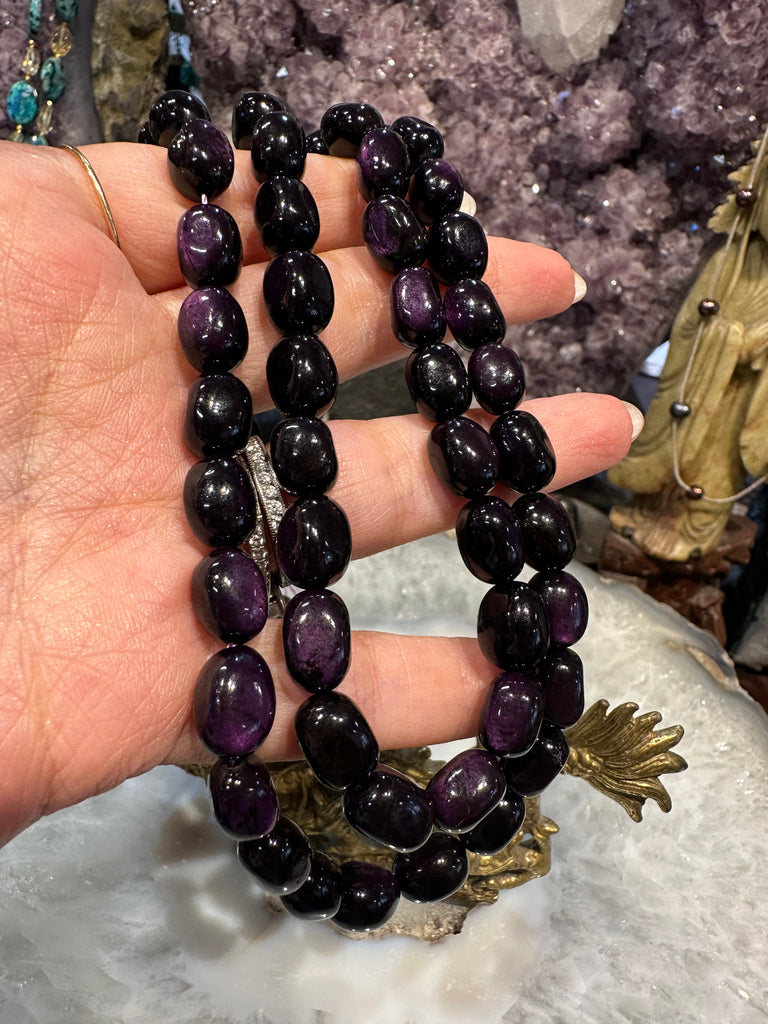 Purpurite nugget 12mm gemstones
