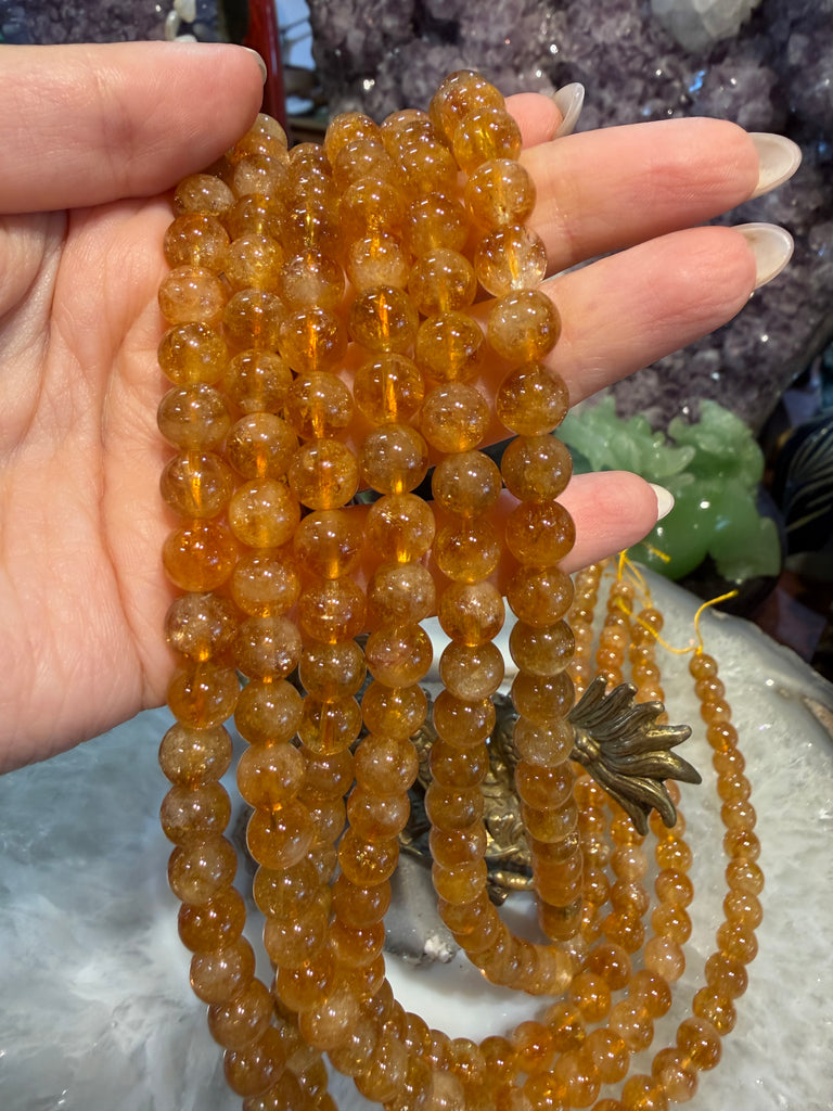 Citrine uraguay 8mm gemstone