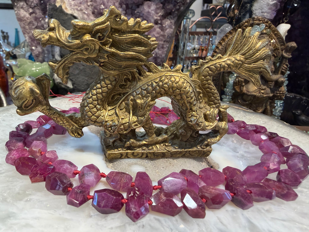 Gorgeous Ruby natural faceted 2 way cut gemstones